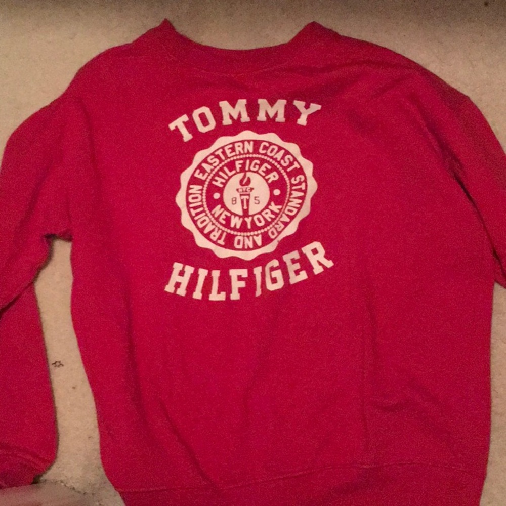Red Tommy hilfiger  crewneck